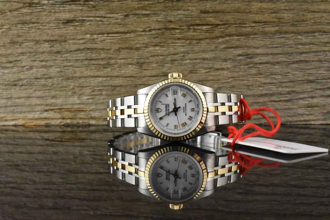  Tudor Prince Date Princess Date 92413 Weiß Automatik Stahl / Gold - 2018 B&P 