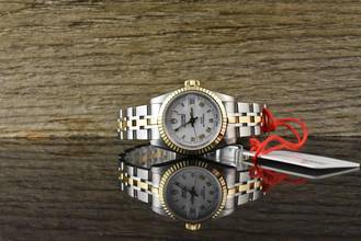 Thumbnail von Tudor Prince Date Princess Date 92413 Weiß Automatik Stahl / Gold - 2018 B&P