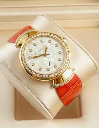  Bulgari Divas Dream Automatik 750 Rosegold & Diamonds Full Set Unworn - New 