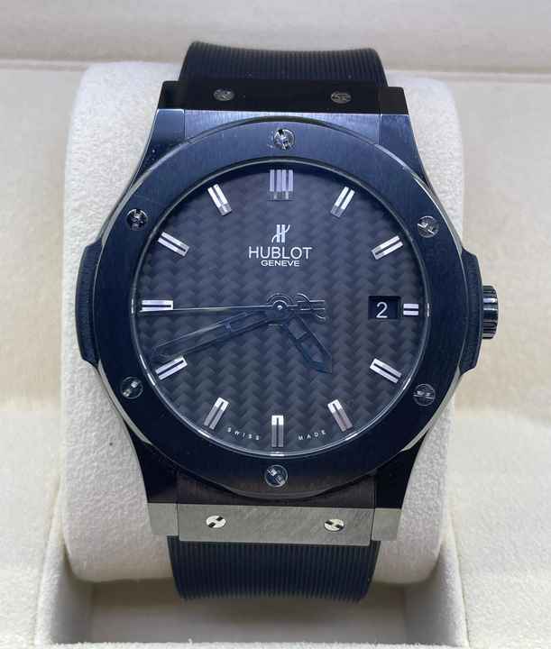  Hublot Classic Fusion Black 45mm Automatic with Box&Papers 