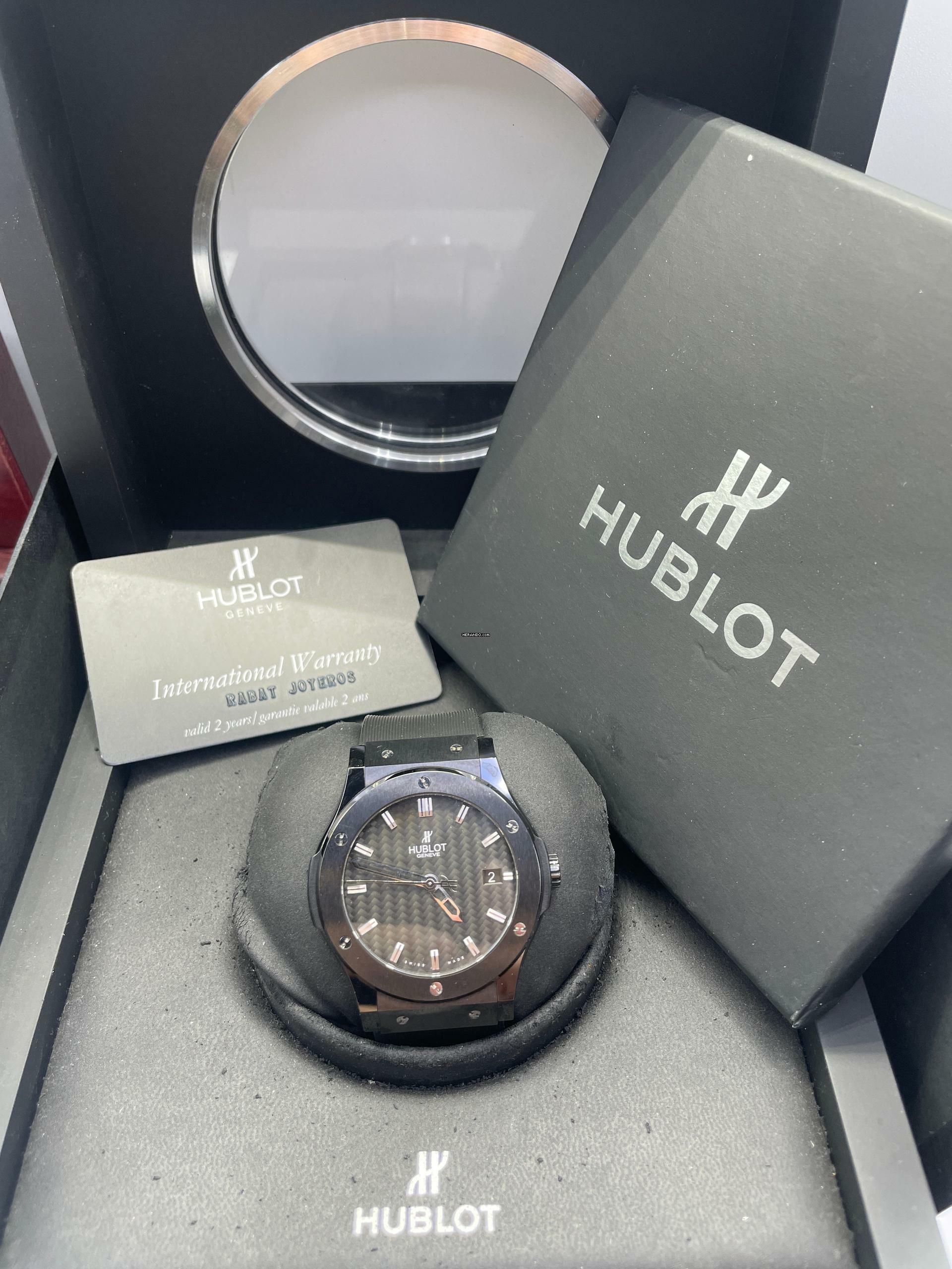 Thumbnail von Hublot Classic Fusion Black 45mm Automatic with Box&Papers