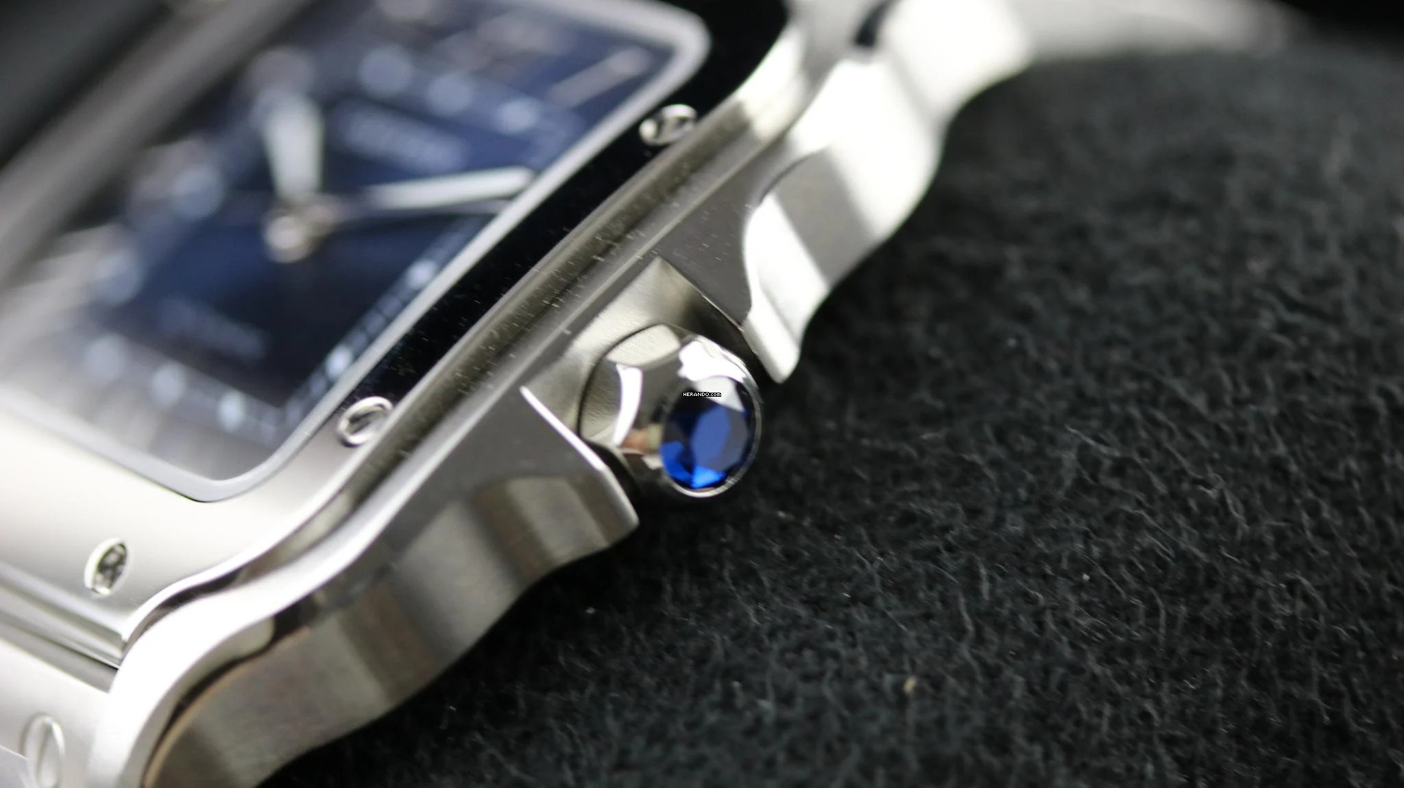 Thumbnail von Cartier Santos De Cartier Medium Medium - Blue - New - Fullset - 2025