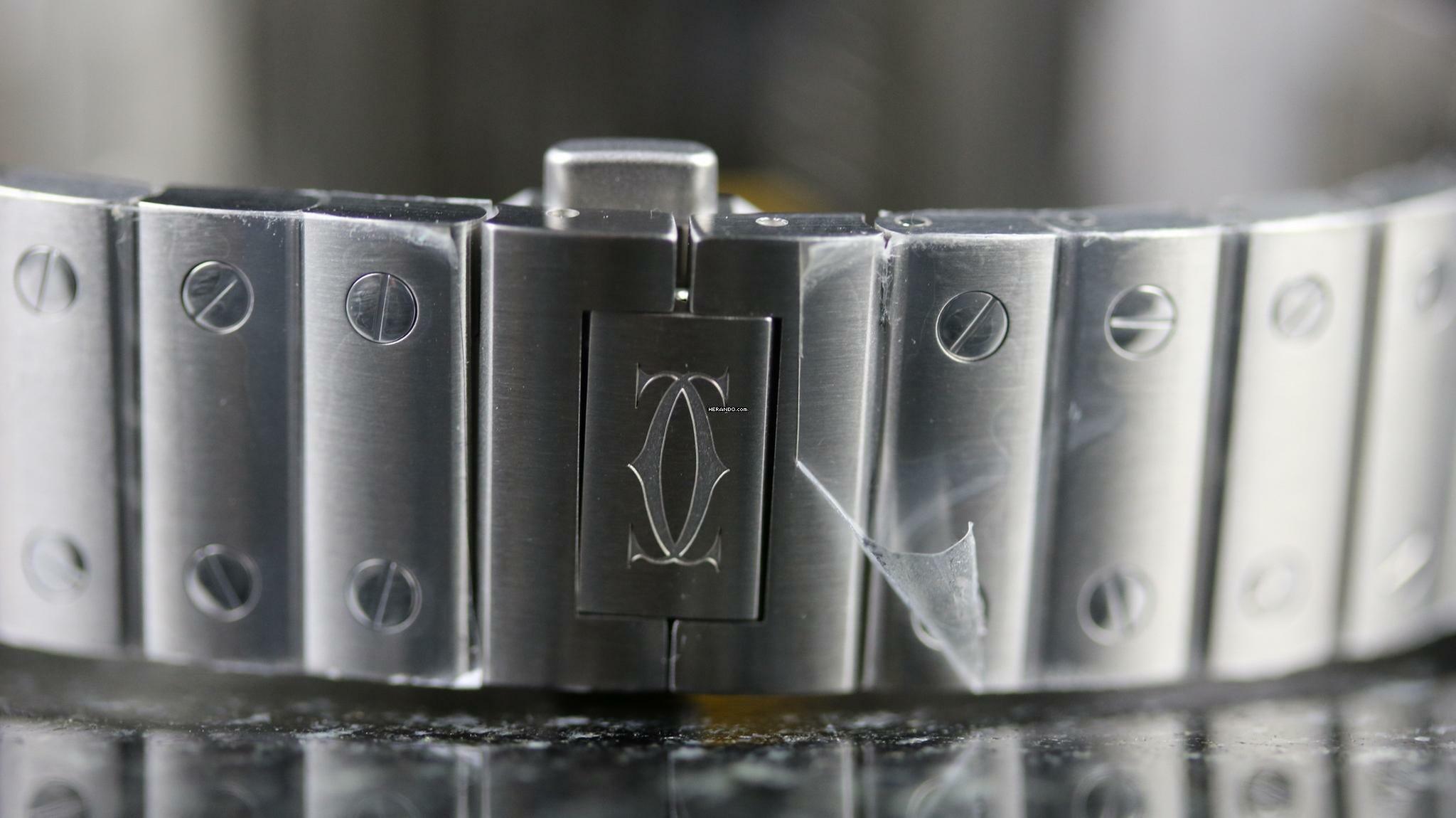 Thumbnail von Cartier Santos De Cartier Medium Medium - Blue - New - Fullset - 2025