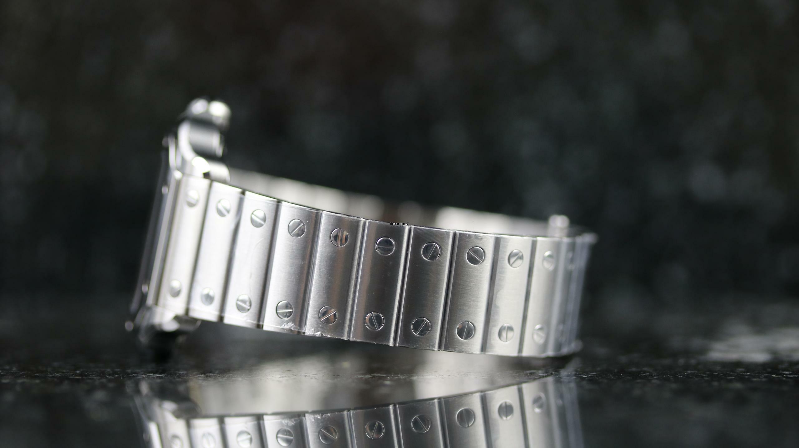 Thumbnail von Cartier Santos De Cartier Medium Medium - Blue - New - Fullset - 2025