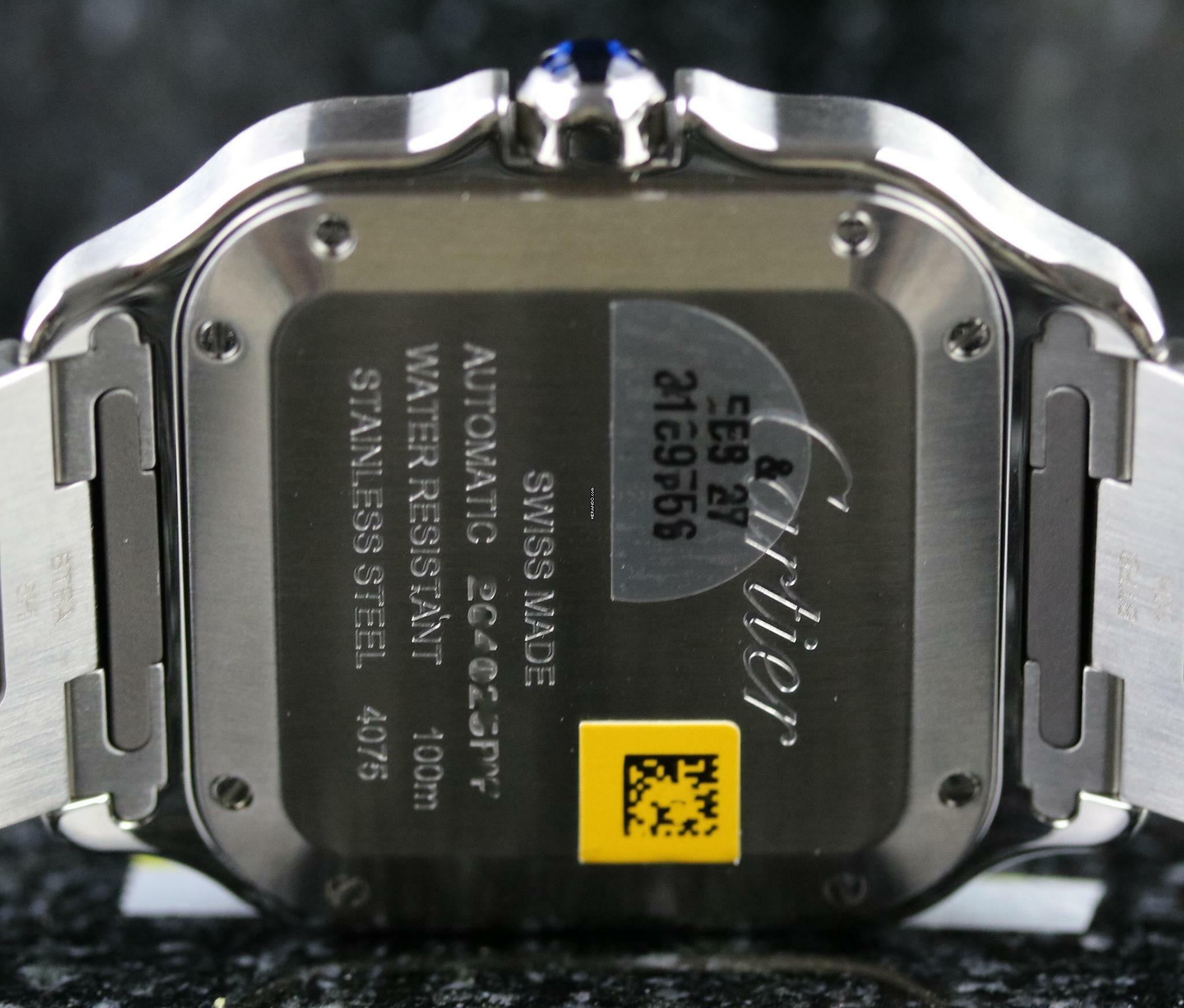 Thumbnail von Cartier Santos De Cartier Medium Medium - Blue - New - Fullset - 2025