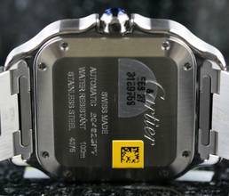 Thumbnail von Cartier Santos De Cartier Medium Medium - Blue - New - Fullset - 2025