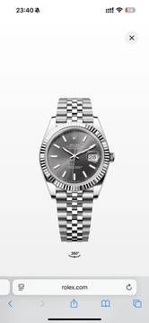  Rolex Datejust 41 Jubilee - Rhodium - like New - Fullset - 07/2023 