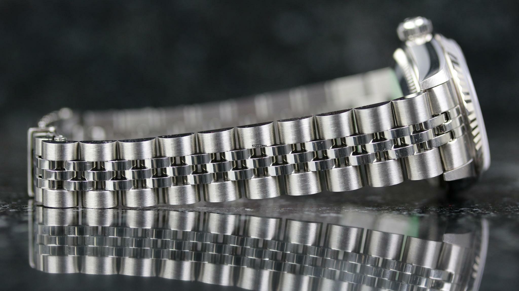  Rolex Lady-Datejust 26mm Steel - Silver - like New - Fullset - 1998 