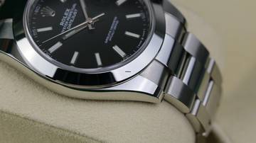 Thumbnail von Rolex Datejust 41 Steel Oyster - Black - like New LC100 - Fullset - 04/2021