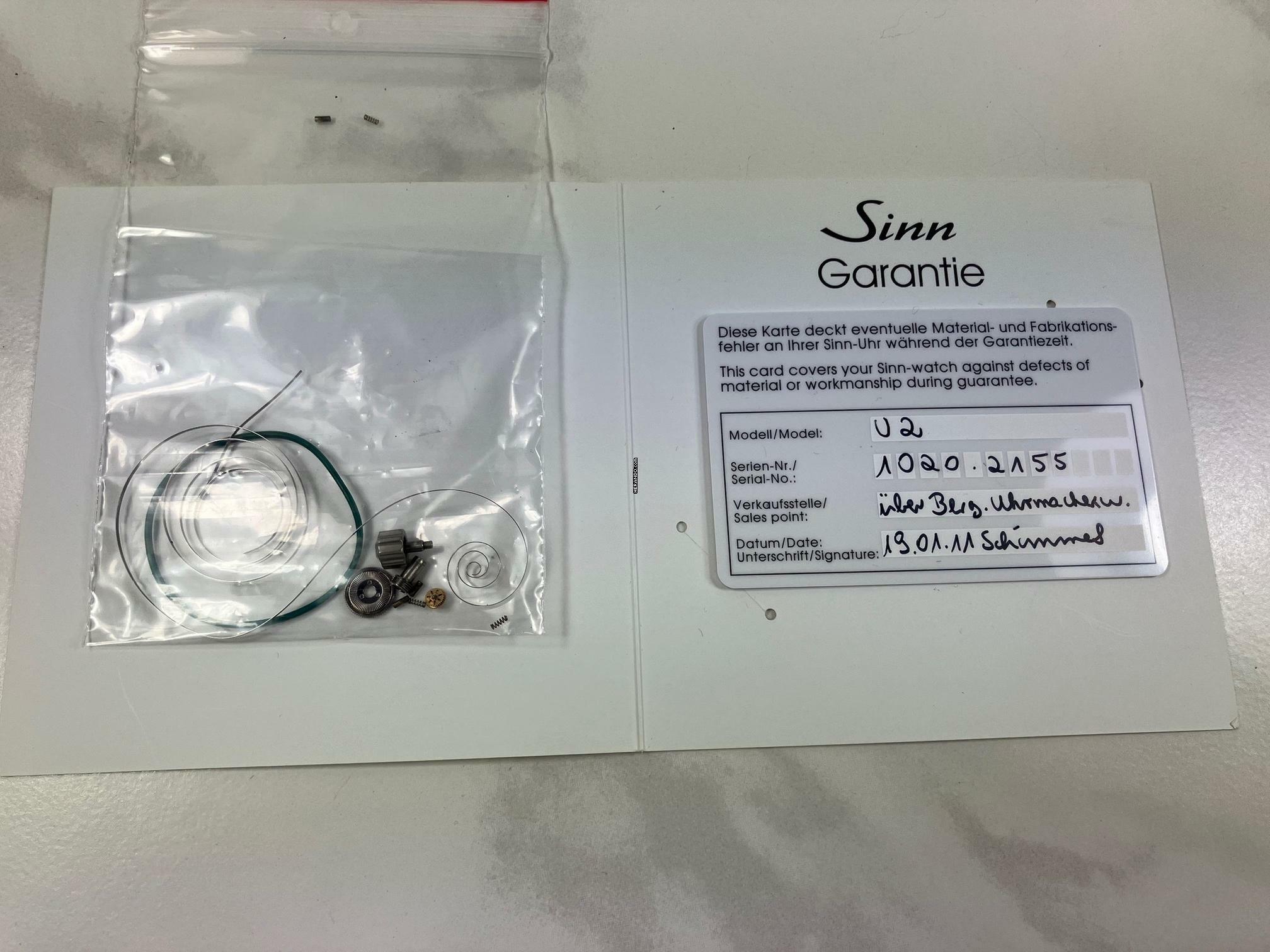 Thumbnail von Sinn U2 Einsatzzeitmesser / Box + Papiere