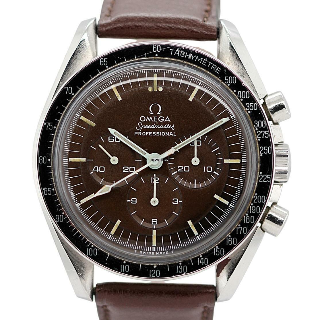  Omega Speedmaster Professional Moonwatch Pre-Moon Tropical Dial 145022-69ST 