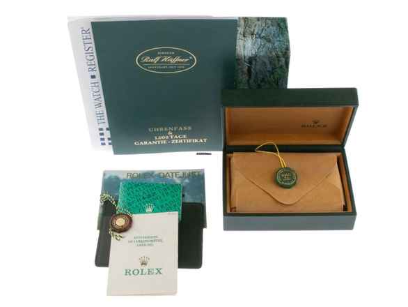  Rolex Datejust 36 Diamanten Ref.16233 1995 Full Set sehr gut Vintage 