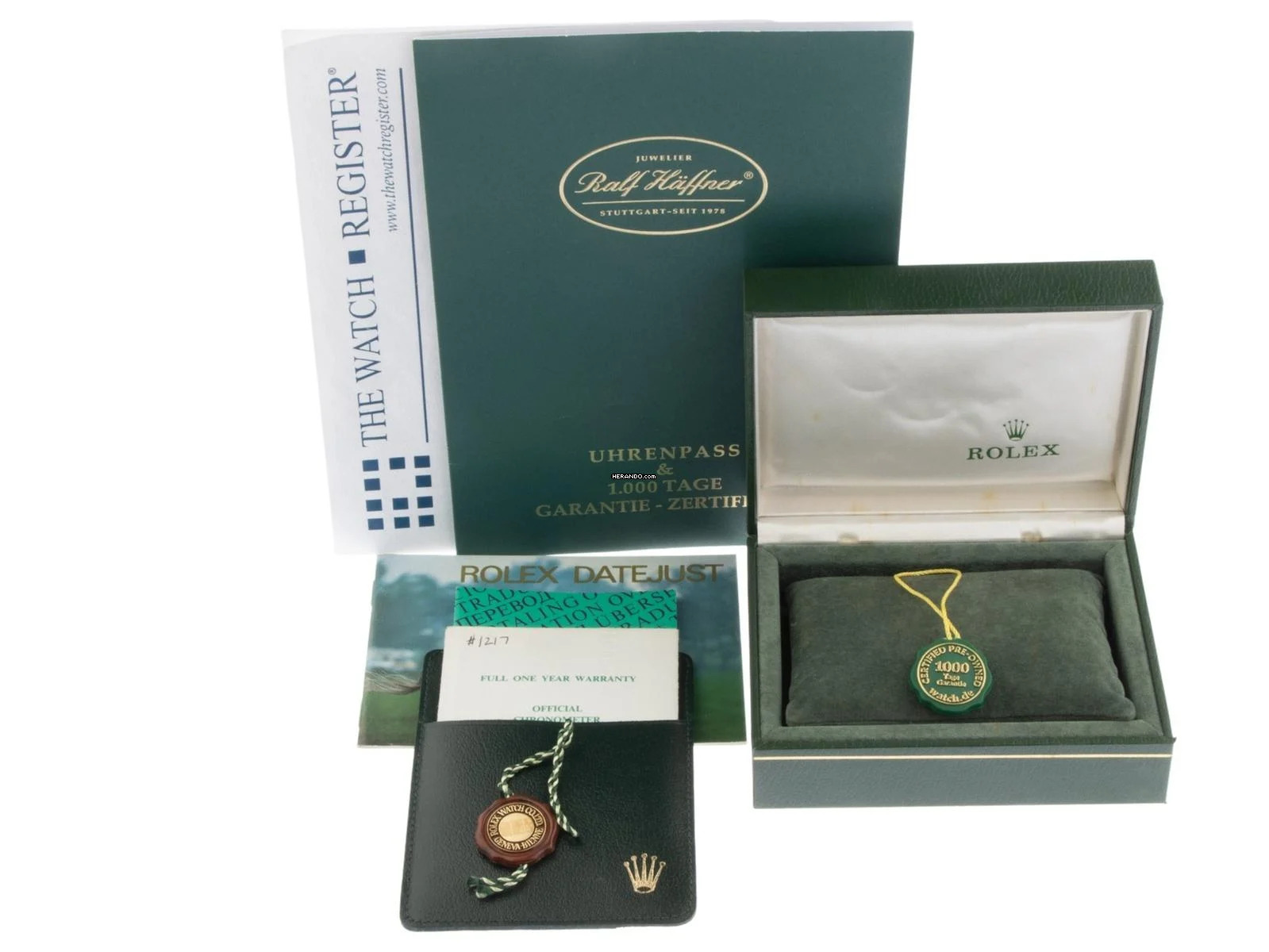  Rolex Lady-Datejust Ref.69173 1987 Full Set sehr gut Vintage 