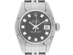 Thumbnail von Rolex Lady-Datejust Diamanten Ref.69174 1992 LC 100 Box&Beschreibung sehr gut Vintage