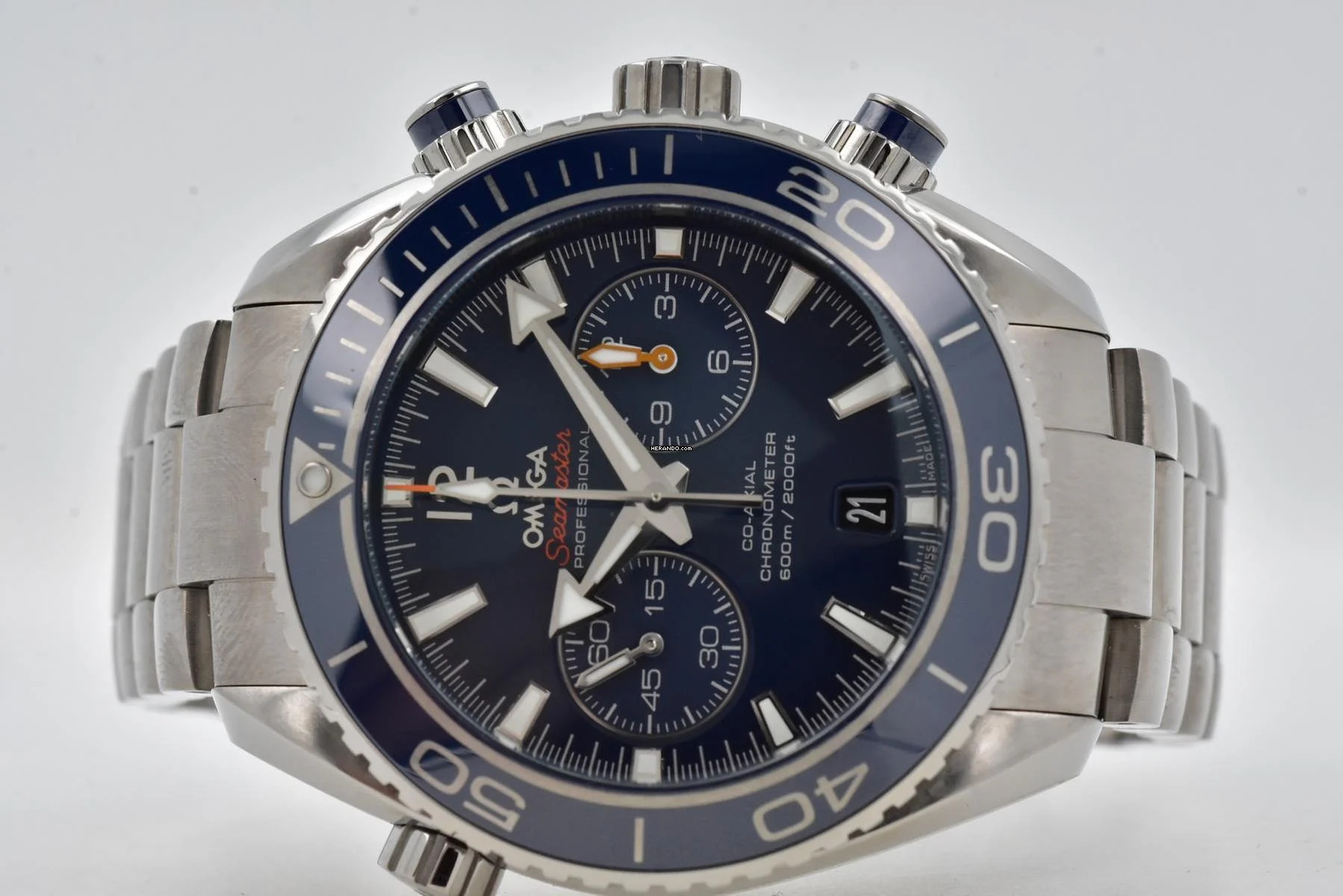  Omega Seamaster Planet Ocean Chronograph Titan 23290465103001 