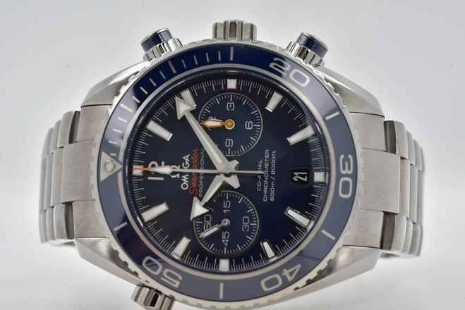  Omega Seamaster Planet Ocean Chronograph Titan 23290465103001 