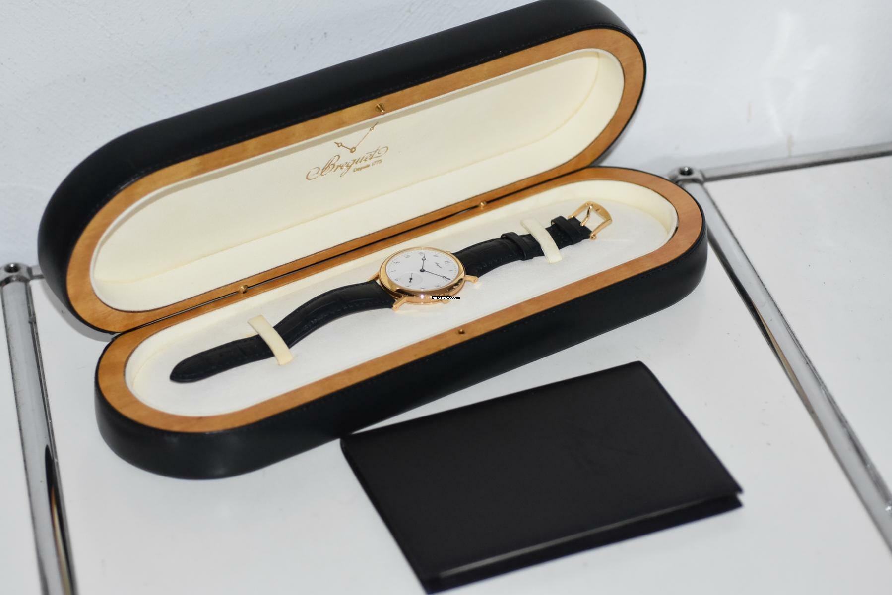 Thumbnail von Breguet Classique 5140BA/29/9W6 5140 18k Yellow Gold Emaille Dail