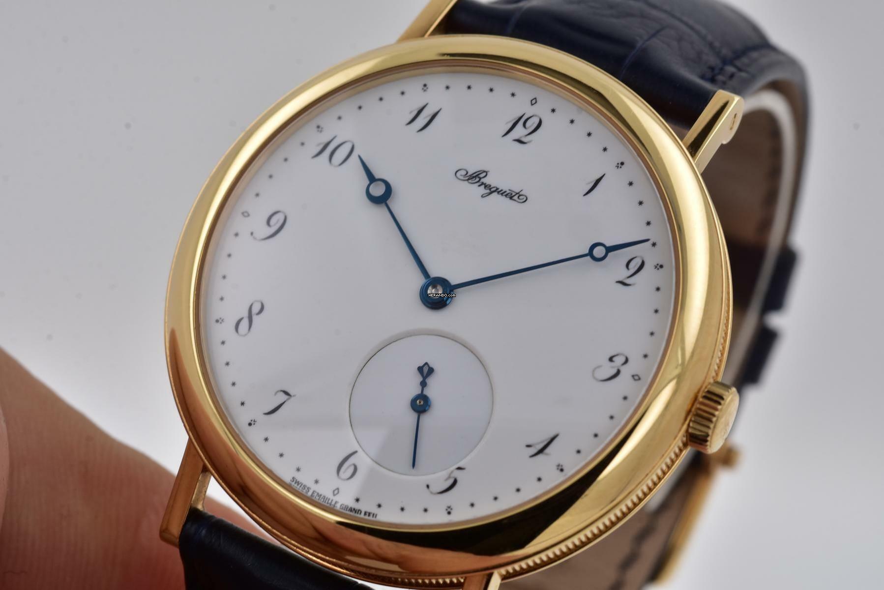 Thumbnail von Breguet Classique 5140BA/29/9W6 5140 18k Yellow Gold Emaille Dail