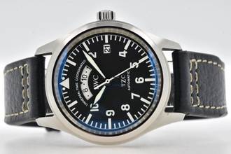 Thumbnail von IWC Fliegeruhr Spitfire UTC Pilot Fliegeruhr UTC TZC IW3251 Textile Strap