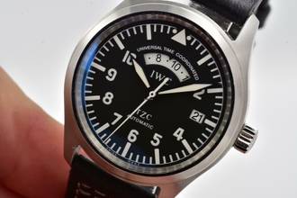 Thumbnail von IWC Fliegeruhr Spitfire UTC Pilot Fliegeruhr UTC TZC IW3251 Textile Strap