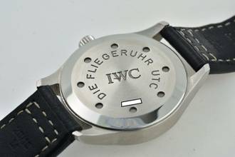 Thumbnail von IWC Fliegeruhr Spitfire UTC Pilot Fliegeruhr UTC TZC IW3251 Textile Strap