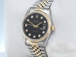 Thumbnail von Rolex Datejust 36 36mm 16233 1995 Stahl Gelbgold 750 Diamanten Automatik
