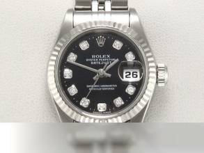 Thumbnail von Rolex Lady-Datejust Stahl Weissgold 750 Diamanten Automatik Stainless Steel 18kt White Gold Damen Jubilé-band Chronometer Oyster Black Dial