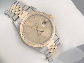 Thumbnail von Rolex Oyster Perpetual Date Ungetragen Rolex Date 34 Mm 15223 1996 Stahl Gelbgold 750 Automatik Medium Stainless Steel 18kt Yellow Gold Jubilé-band Chronometer Oyster