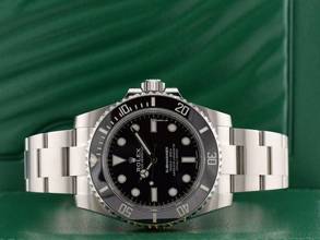 Thumbnail von Rolex Submariner (No Date) 114060 Like New 2016 Full Set. Ita