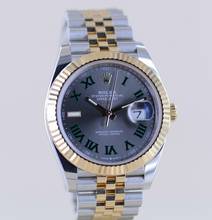 Thumbnail von Rolex Datejust 41 Stahl Gold Jubilé Wimbledon Dial 126333 Fluted Bezel B+P