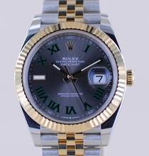 Thumbnail von Rolex Datejust 41 Stahl Gold Jubilé Wimbledon Dial 126333 Fluted Bezel B+P