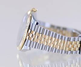 Thumbnail von Rolex Datejust 41 Stahl Gold Jubilé Wimbledon Dial 126333 Fluted Bezel B+P