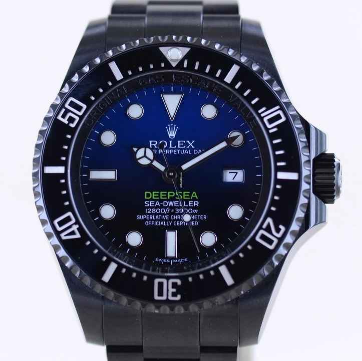  Rolex Sea-Dweller Deepsea Black Deepsea Blaken Diver 3900M 44mm D-Blue rar 