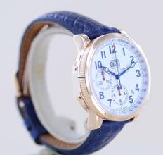 Thumbnail von Ulysse Nardin Marine Chronograph Annual Calendar 18K Gold White Dial Big Date rar