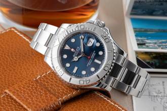 Thumbnail von Rolex Yacht-Master 40 Oyster Stahl / Platin Automatik Ref. 116622 B&P LC100