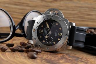 Thumbnail von Panerai Luminor 1950 Submersible Edelstahl Automatik Herrenuhr Ref. PAM00243