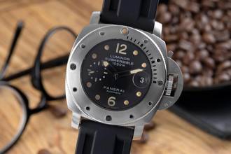 Thumbnail von Panerai Luminor 1950 Submersible Edelstahl Automatik Herrenuhr Ref. PAM00243