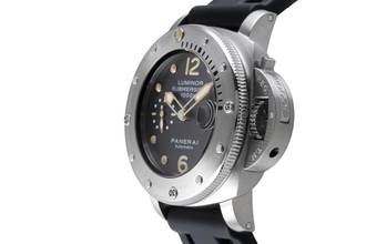 Thumbnail von Panerai Luminor 1950 Submersible Edelstahl Automatik Herrenuhr Ref. PAM00243