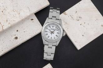 Thumbnail von Rolex Oyster Perpetual 26 Lady Automatik Edelstahl Damenuhr Ref. 67230 Papiere 1995