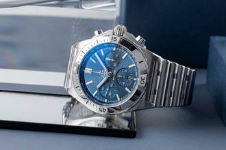 Thumbnail von Breitling Chronomat 42 B01 42 Frecce Tricoliri Stahl Automatik Ref. AB0134 Ltd B&P