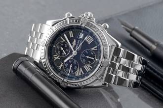 Thumbnail von Breitling Crosswind Chronograph Stahl Automatik Ref. A13355 Box & Papiere 2000