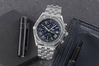 Thumbnail von Breitling Crosswind Chronograph Stahl Automatik Ref. A13355 Box & Papiere 2000