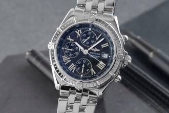 Thumbnail von Breitling Crosswind Chronograph Stahl Automatik Ref. A13355 Box & Papiere 2000