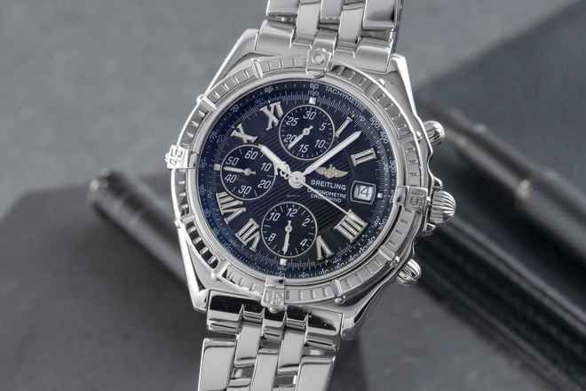  Breitling Crosswind Chronograph Stahl Automatik Ref. A13355 Box & Papiere 2000 