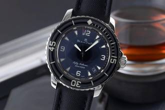 Thumbnail von Blancpain Fifty Fathoms Stahl Automatik Herrenuhr Ref 5015 1130 52A Papiere 2015