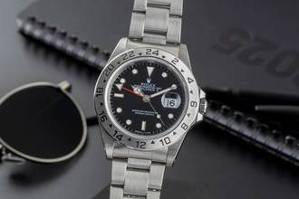 Thumbnail von Rolex Explorer II Black Dial Edelstahl Automatik Herrenuhr Ref. 16570 W-Serie