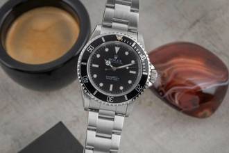 Thumbnail von Rolex Submariner (No Date) Oyster Edelstahl Automatik Herrenuhr Ref. 14060