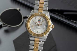 Thumbnail von TAG Heuer Professional 200M Stahl / vergoldet Quarz Herrenuhr Ref. WK1120-0