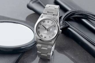 Thumbnail von Rolex Datejust 36 Oyster Silver Roman Dial Stahl Automatik Herrenuhr Ref. 116200