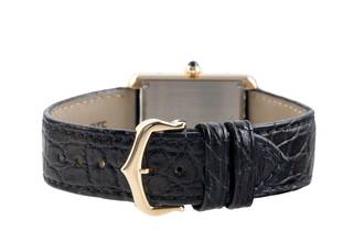 Thumbnail von Cartier Tank Solo Lady SM Stahl / Gold Lady Damenuhr Ref. W5200002 Papiere 2015